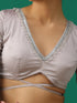 Starry Grey Textured Blouse